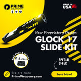 Glock 17 Slide Kit - Premium DLC Coated w/ RMR Plate & Screws