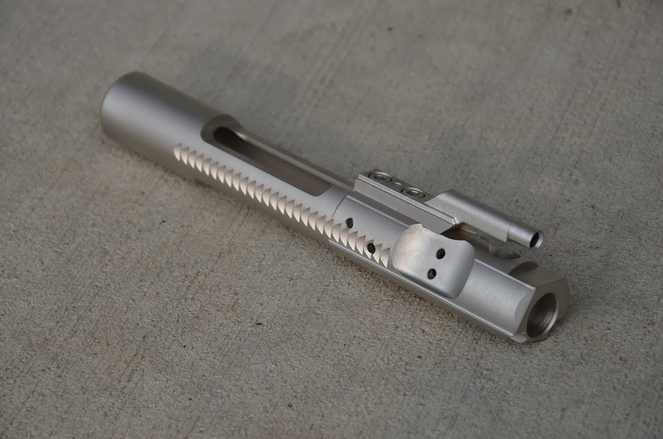 M16 Bolt Carrier w/ staked Gas Key stripped Nickel Boron